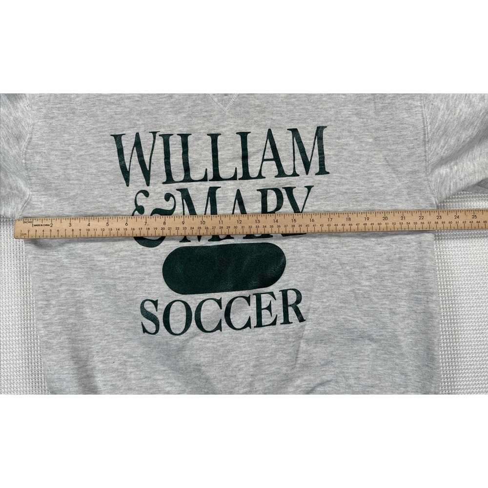 William & Mary Soccer Russell Crewneck Sweatshirt Men's XL Gray Vintage USA - Picture 4 of 6